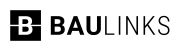 Logo von Baulinks in schwarz-weiß