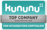 Kununu's "Top Company" seal