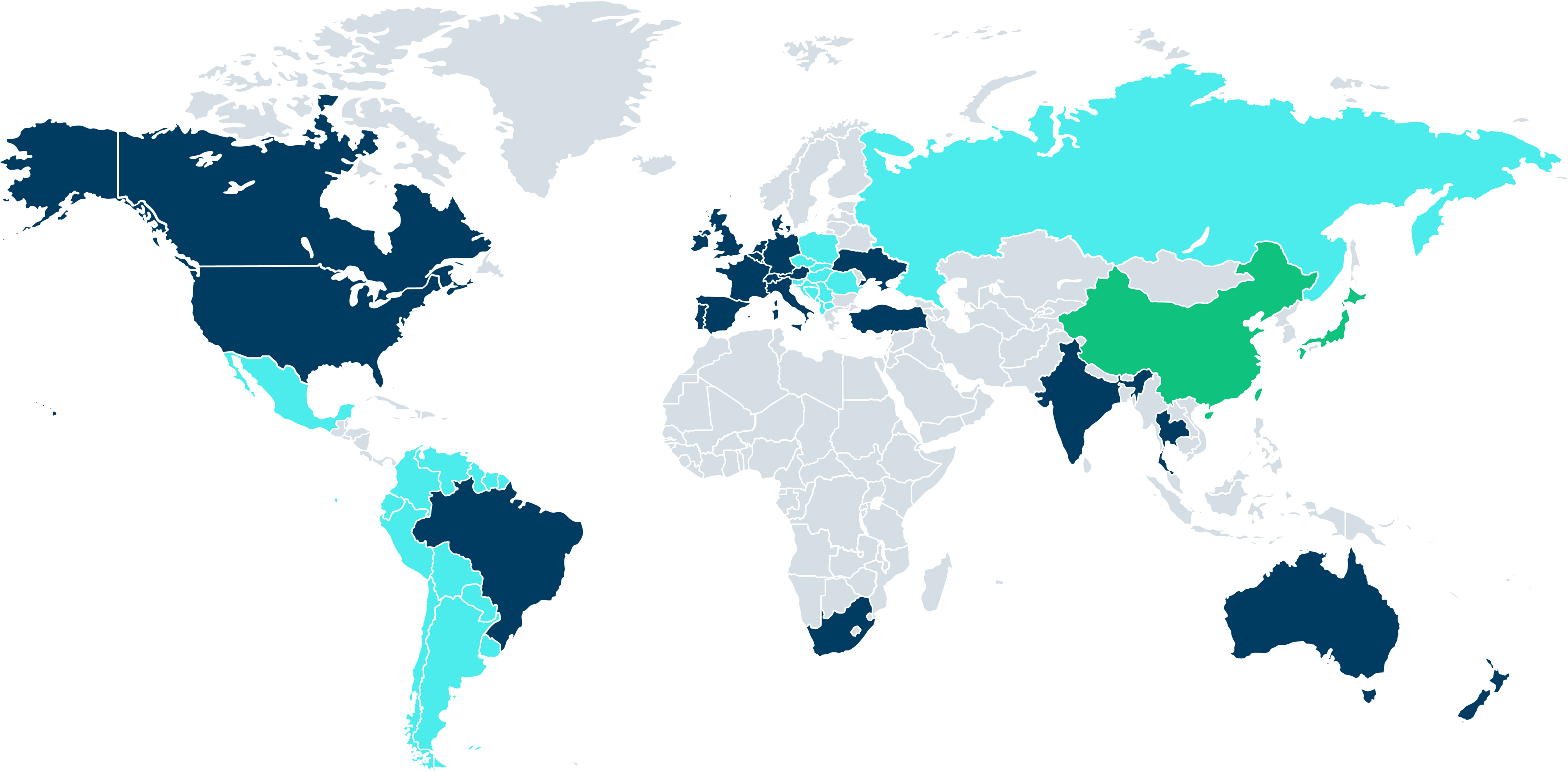 Länderexpert:innen Weltkarte