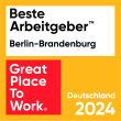 Great Place To Work - Bester Arbeitgeber Berlin-Brandenburg 2024